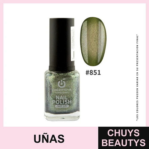 Esmalte de Uñas Cherimoya Nail Polish Fast Dry #851 - Chuys Beautys | Chuys Beautys