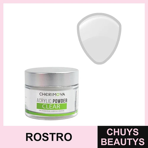 Polvo Acrílico Transparente Cherimoya Profesional 20g - Chuys Beautys | Chuys Beautys