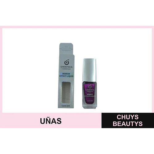 Esmalte Efecto Espejo Cherimoya Mirror Effect Liquid 5ml - Chuys Beautys | Chuys Beautys
