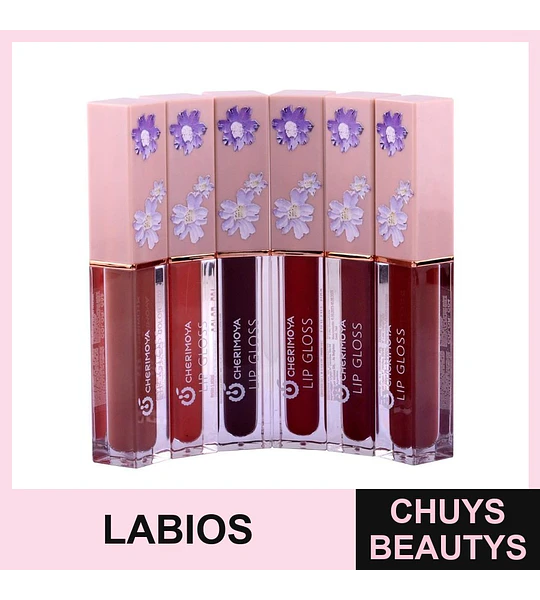 Labial líquido Cherimoya Lip Gloss con acabado brillante