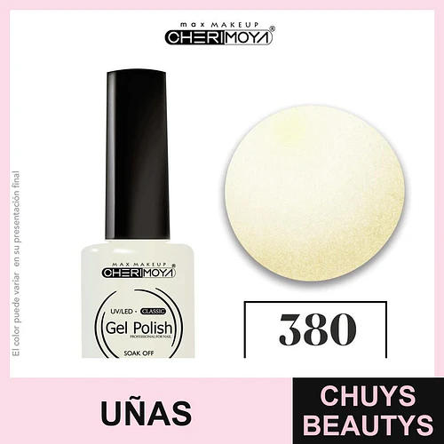 Esmalte Gel Polish Classic Soak Off 380 Cherimoya 8ml - Chuys Beautys | Chuys Beautys