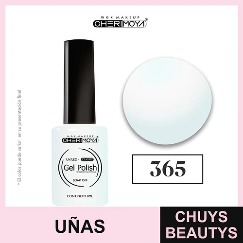 Esmalte Gel Polish Cherimoya 365 Soak Off 8ml - Chuys Beautys | Chuys Beautys