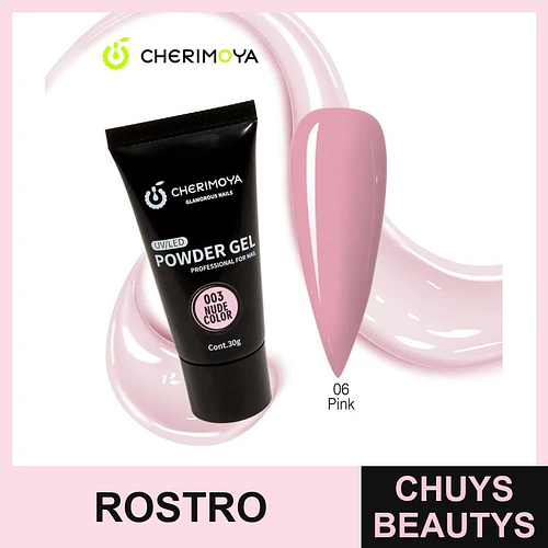 Gel en polvo UV/LED Cherimoya 003 Nude Color 30g - Chuys Beautys | Chuys Beautys