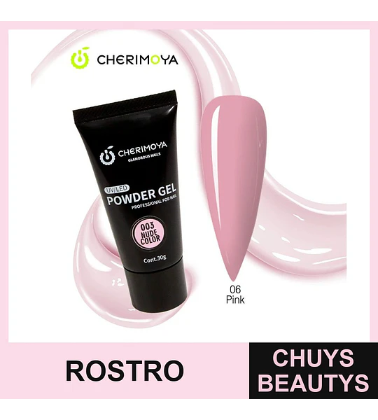 Gel en polvo UV/LED Cherimoya 003 Nude Color 30g