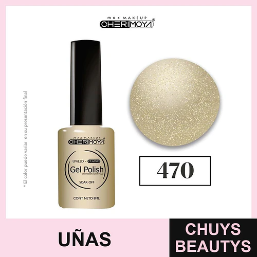 Gel Polish UV/LED Classic Soak Off 470 Cherimoya 8ml - Chuys Beautys | Chuys Beautys
