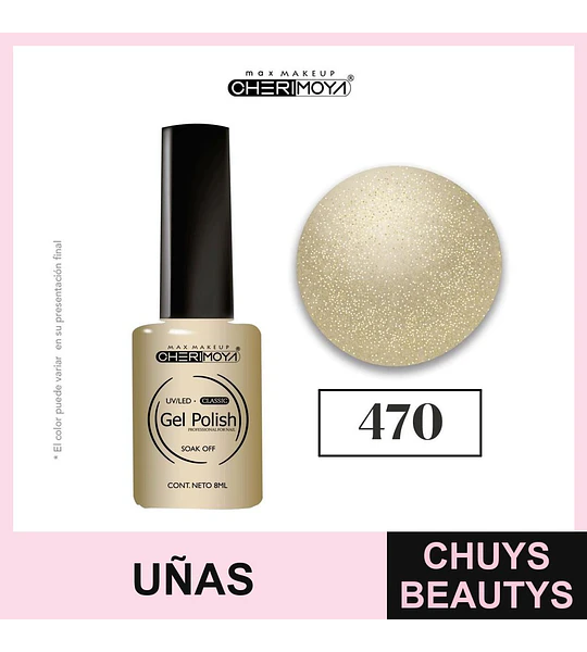 Gel Polish UV/LED Classic Soak Off 470 Cherimoya 8ml