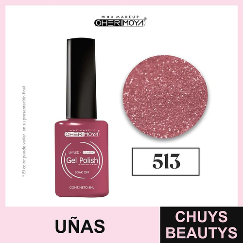 Esmalte Gel Polish Classic 513 Cherimoya 8ml - Chuys Beautys | Chuys Beautys
