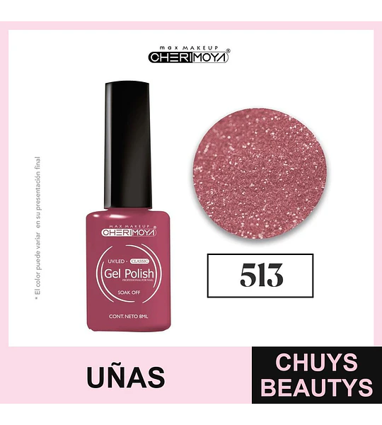 Esmalte Gel Polish Classic 513 Cherimoya 8ml