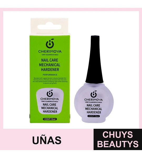 Fortalecedor Mecánico para Uñas Nail Care Mechanical Hardener 15ml Cherimoya