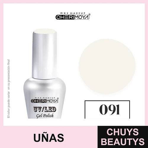 Esmalte Gel Polish UV/LED Cherimoya 091 Soak Off 15ml - Chuys Beautys | Chuys Beautys