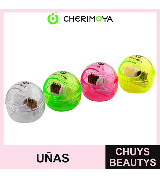 Set de 4 limas para uñas con glitter Cherimoya