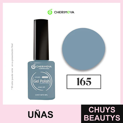 Esmalte Gel Polish Cherimoya 165 Soak Off 8ml - Chuys Beautys | Chuys Beautys