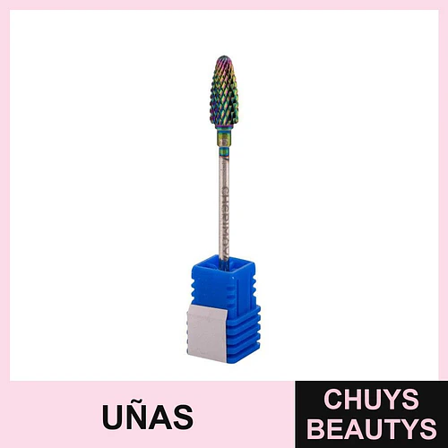Broca para Uñas Cherimoya Cónica Rainbow Grano Medio - Chuys Beautys | Chuys Beautys