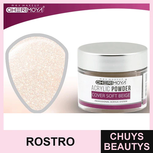 Acrílico en Polvo Cover Soft Beige 15g Cherimoya - Chuys Beautys | Chuys Beautys