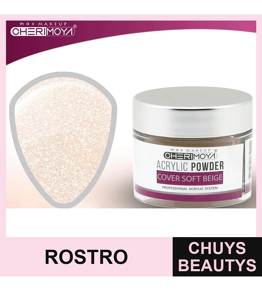 Acrílico en Polvo Cover Soft Beige 15g Cherimoya
