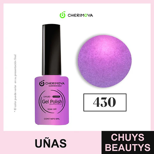 Gel Polish Clásico 430 Cherimoya UV/LED Soak Off 8ml - Chuys Beautys | Chuys Beautys