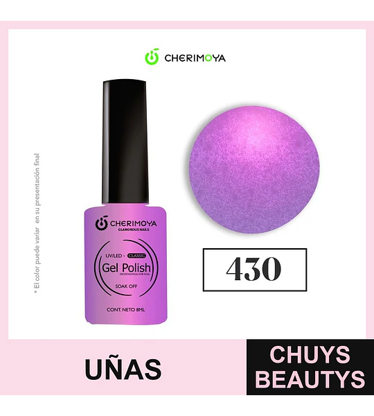 Gel Polish Clásico 430 Cherimoya UV/LED Soak Off 8ml