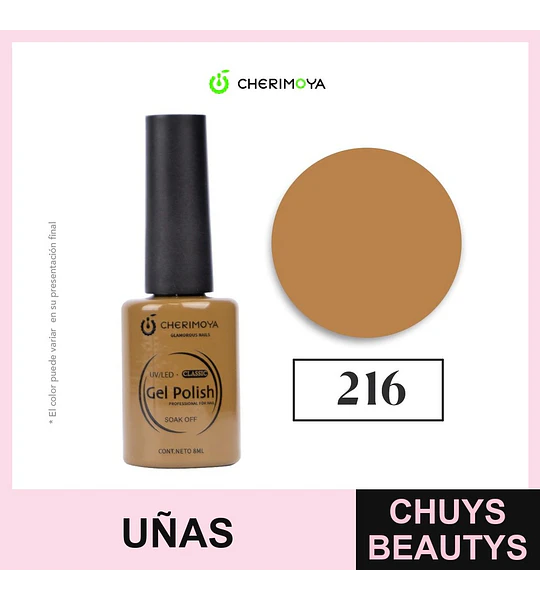 Esmalte Gel Polish Classic 216 Cherimoya
