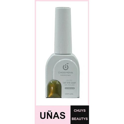 Esmalte Gel Cat Eye UV/LED Cherimoya BH083-010 Cont.12ml - Chuys Beautys | Chuys Beautys