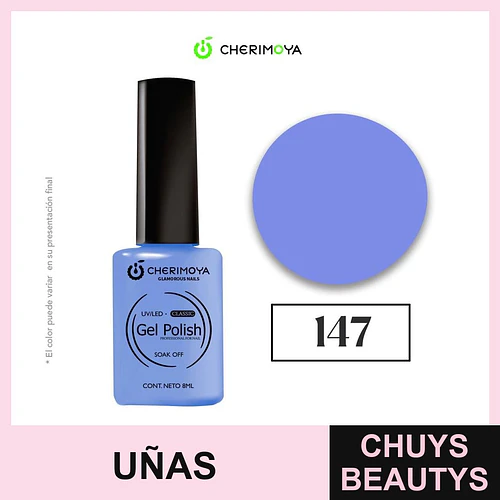 Gel Polish Cherimoya Classic 147 UV/LED Soak Off 8ml - Chuys Beautys | Chuys Beautys