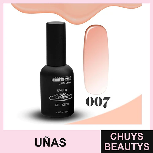 Esmalte Gel UV/LED Cherimoya Refuerzo 007 15ml - Chuys Beautys | Chuys Beautys