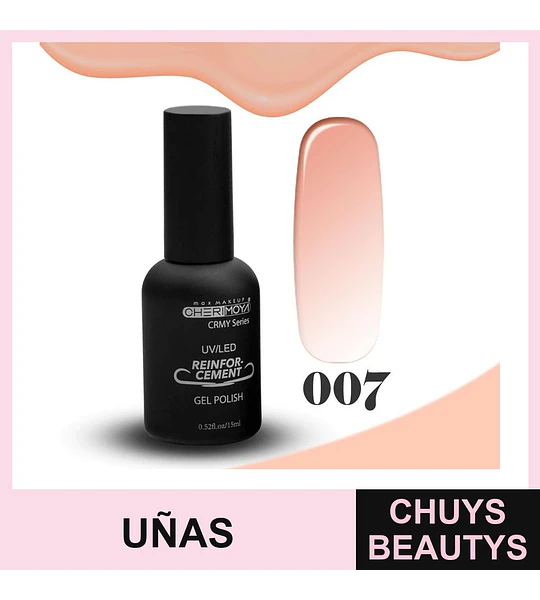 Esmalte Gel UV/LED Cherimoya Refuerzo 007 15ml