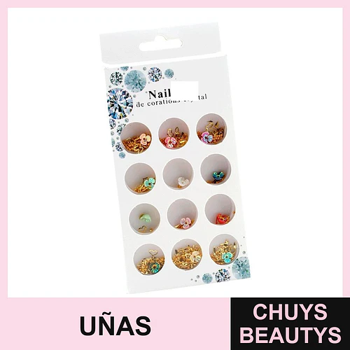 Decoraciones de Cristal para Uñas Nail Art Cherimoya - Chuys Beautys | Chuys Beautys