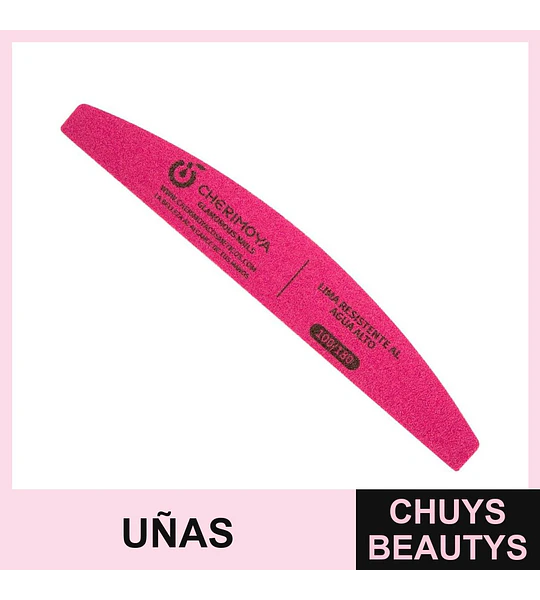 Lima para uñas curva 100/180 gris Cherimoya