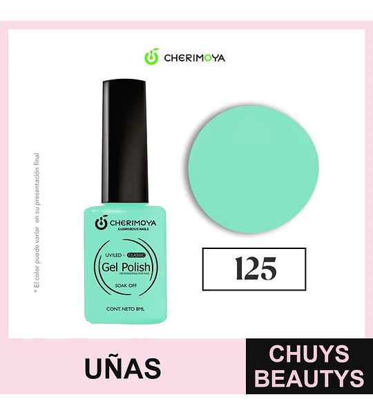 Esmalte Gel Polish Classic 125 Menta Cherimoya 8ml