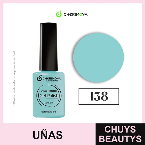 Esmalte Gel Polish Classic 138 Cherimoya 8ml - Chuys Beautys | Chuys Beautys