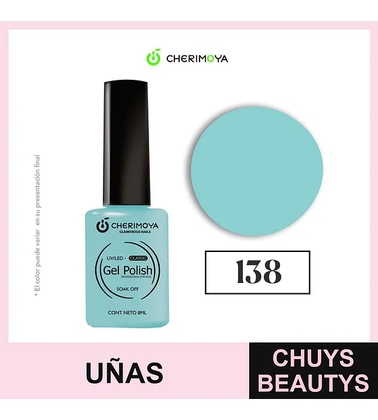 Esmalte Gel Polish Classic 138 Cherimoya 8ml