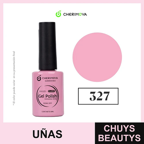Esmalte Gel Polish Classic 327 Rosa Pastel Cherimoya 8ml - Chuys Beautys | Chuys Beautys