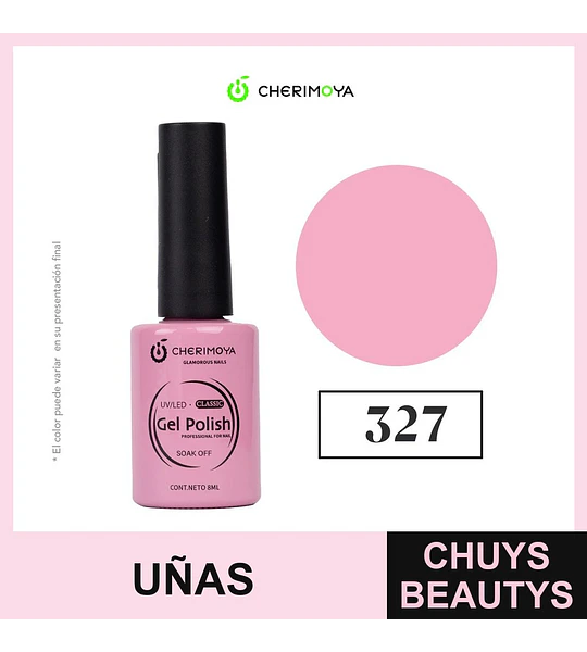 Esmalte Gel Polish Classic 327 Rosa Pastel Cherimoya 8ml