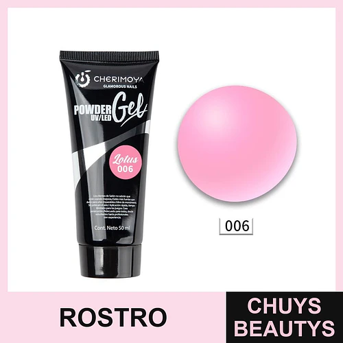 Gel en polvo UV/LED Lotus 006 Cherimoya 50 ml - Chuys Beautys | Chuys Beautys