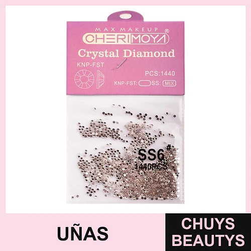 Cristales de Diamante para Uñas Cherimoya SS6 Mix 1440 piezas - Chuys Beautys | Chuys Beautys