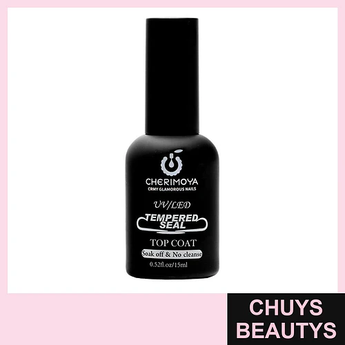 Top Coat Gel Tempered Seal UV/LED Cherimoya 15ml - Chuys Beautys | Chuys Beautys