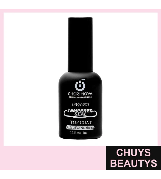 Top Coat Gel Tempered Seal UV/LED Cherimoya 15ml