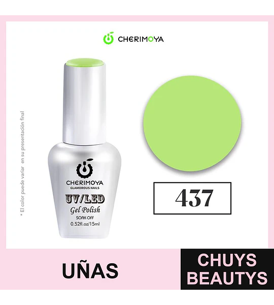 Esmalte Gel UV/LED Cherimoya 437 15ml