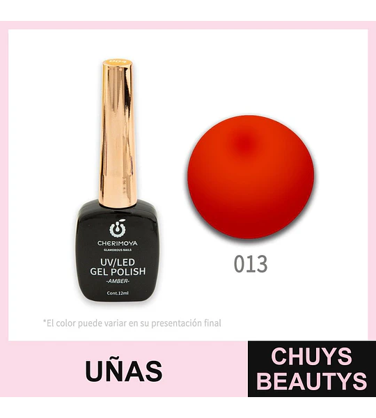 Esmalte Gel UV/LED Cherimoya Amber 013 12ml