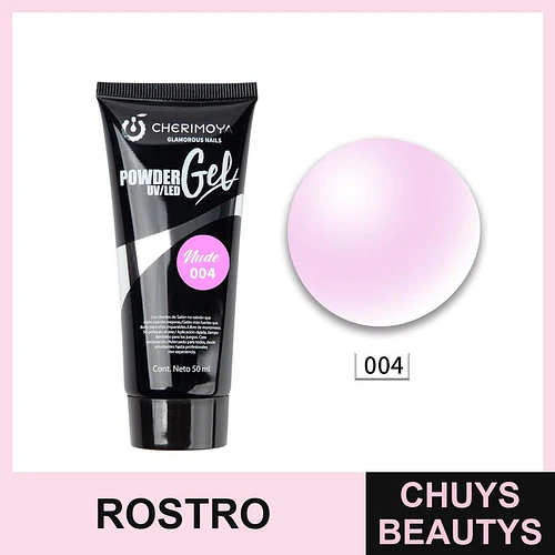 Gel en Polvo UV/LED Nude 004 Cherimoya Glamorous Nails 50ml - Chuys Beautys | Chuys Beautys