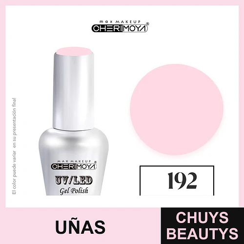 Esmalte Gel UV/LED 192 Rosa Pastel Cherimoya 15ml - Chuys Beautys | Chuys Beautys