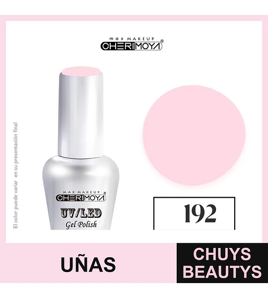 Esmalte Gel UV/LED 192 Rosa Pastel Cherimoya 15ml