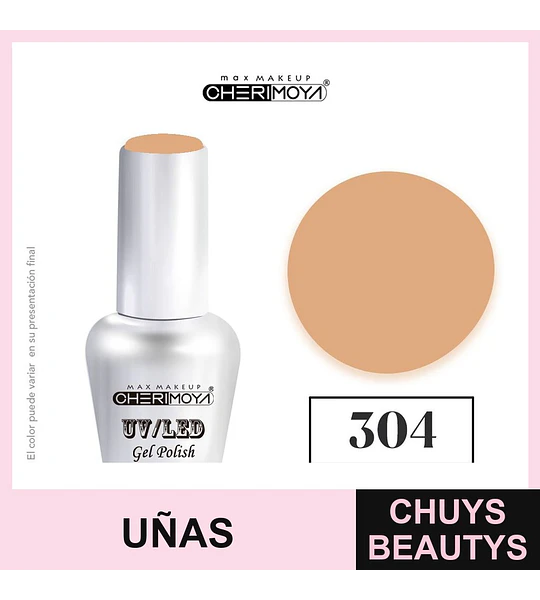 Esmalte Gel UV/LED Cherimoya Soak Off 304 15ml