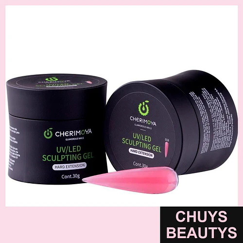 Gel Escultor UV/LED Hard Extension Cherimoya 30g Rosa - Chuys Beautys | Chuys Beautys