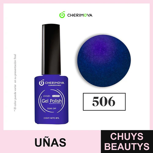 Gel Polish Cherimoya 506 UV/LED Classic Soak Off 8ml - Chuys Beautys | Chuys Beautys