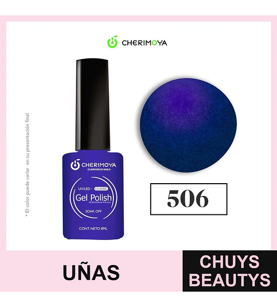 Gel Polish Cherimoya 506 UV/LED Classic Soak Off 8ml