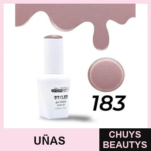 Esmalte Gel Uv/Led Soak Off 183 Cherimoya 7.5ml - Chuys Beautys | Chuys Beautys