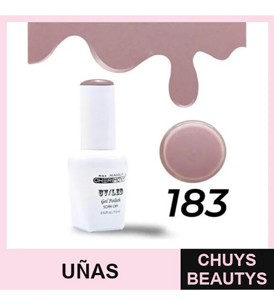 Esmalte Gel Uv/Led Soak Off 183 Cherimoya 7.5ml