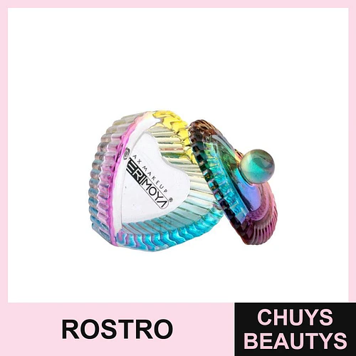 Estuche de maquillaje compacto con espejo Cherimoya - Chuys Beautys | Chuys Beautys