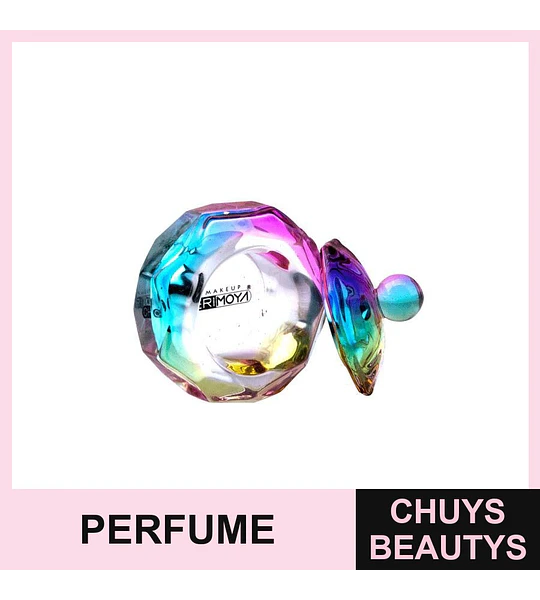 Perfume de lujo Cherimoya con acabado iridiscente